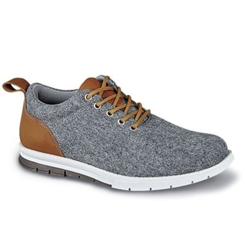 Hitchcock Yoshi Ares Tie Shoes Mens 11.5 Wide Wool Leather Sneakers‎ Comfort